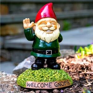 Garden Gnomes Statue Hide-A-Key